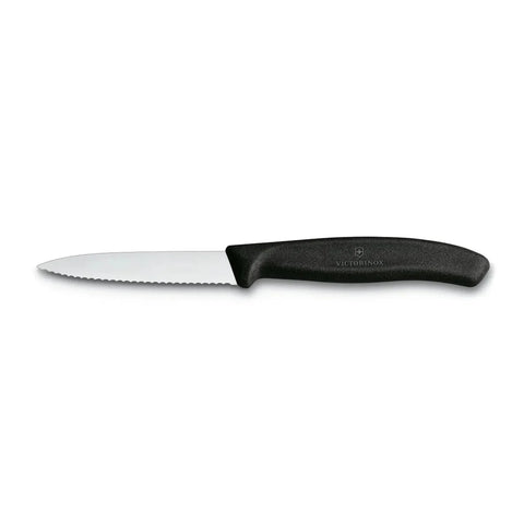 Cuchillo Cocina Victorinox Negro 6.7633 Hoja Dentada 8cm