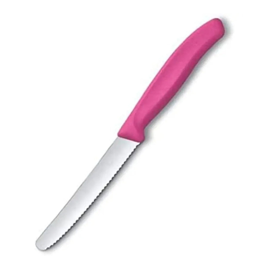 Cuchillo Cocina Victorinox Rosa 6.7836.l115 Dentado 11cm