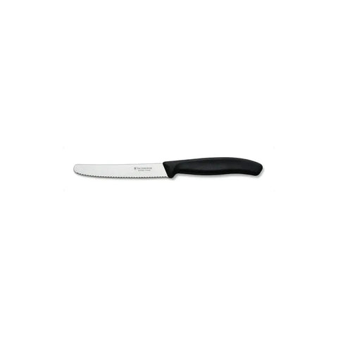 Cuchillo Cocina Victorinox Negro 6.7833 Dentado Curva 10cm + Grabado Personalizado