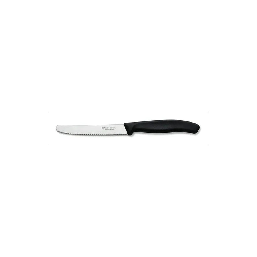 Cuchillo Cocina Victorinox Negro 6.7833 Dentado Curva 10cm + Grabado Personalizado