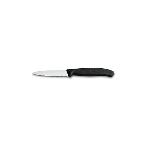 Cuchillo Cocina Victorinox Negro 6.7633 Hoja Dentada 8cm + Grabado Personalizado
