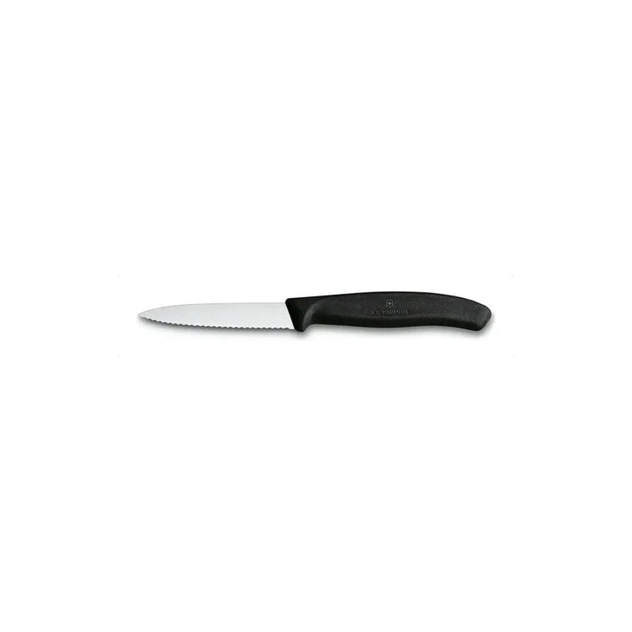 Cuchillo Cocina Victorinox Negro 6.7633 Hoja Dentada 8cm + Grabado Personalizado