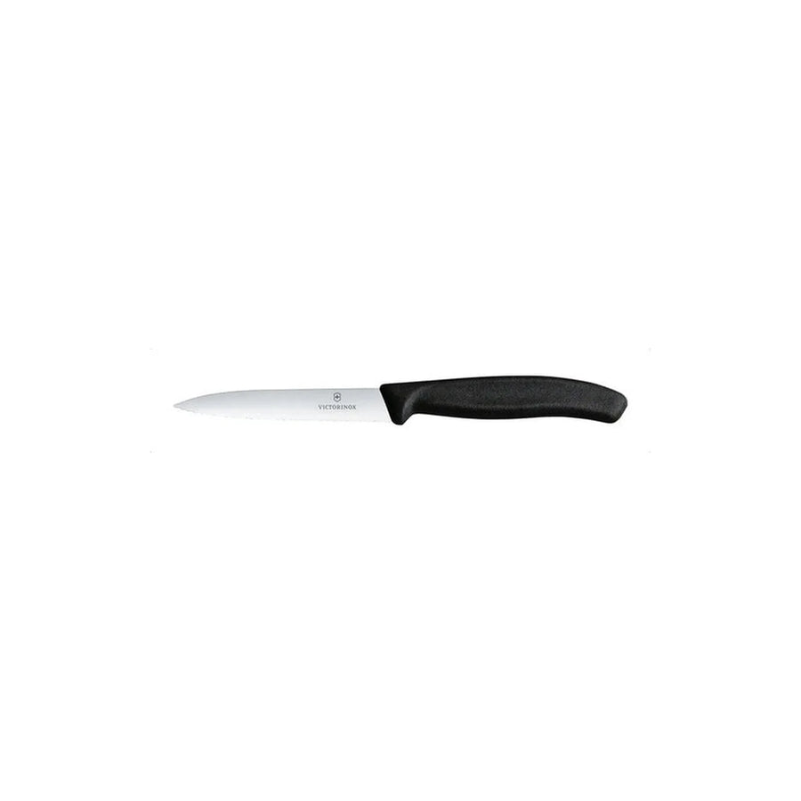 Cuchillo Cocina Victorinox Negro 6.7733 Hoja Dentada 10cm + Grabado Personalizado