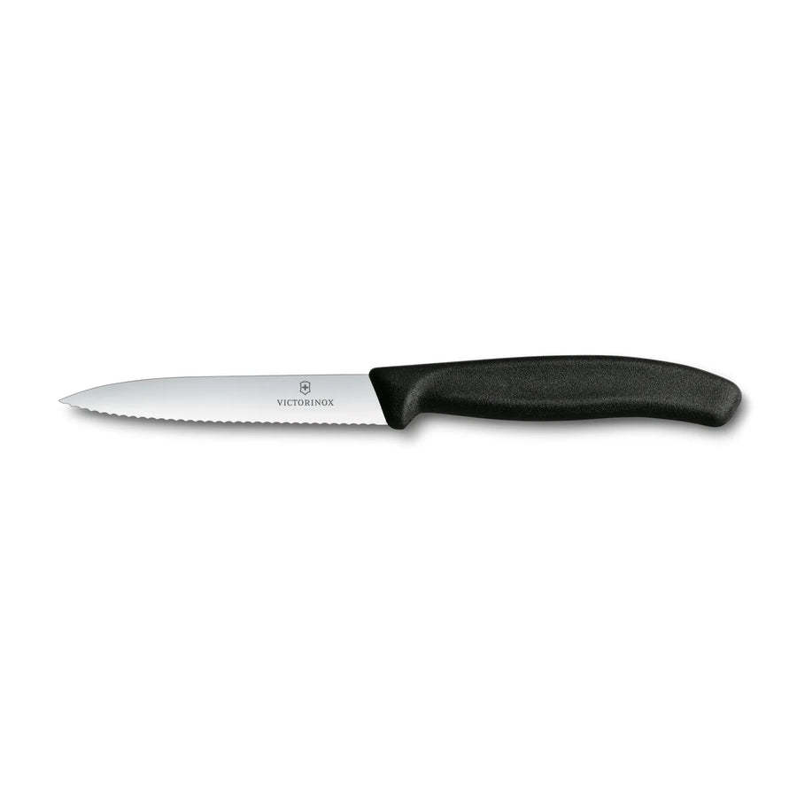Cuchillo Cocina Victorinox Negro 6.7733 Hoja Dentada 10cm + Grabado Personalizado