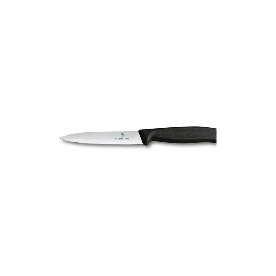 Cuchillo Cocina Victorinox Negro 6.7703 Hoja Recta 10cm + Grabado Personalizado