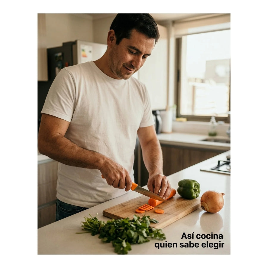 Cuchillo Cocina Victorinox Naranjo 6.7706.l119 10cm + Grabado Personalizado
