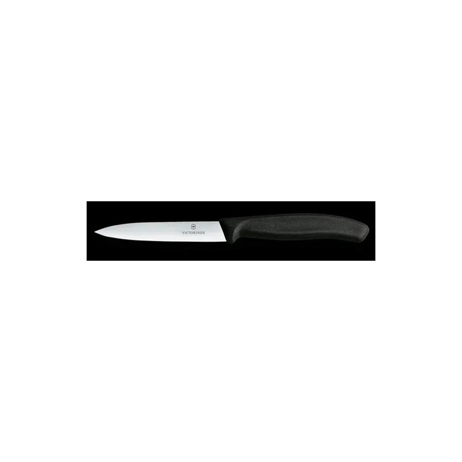 Cuchillo Cocina Victorinox Negro 6.7703 Hoja Recta 10cm + Grabado Personalizado