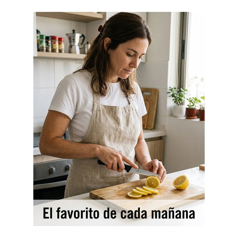 Cuchillo Cocina Victorinox Negro 6.7633 Hoja Dentada 8cm + Grabado Personalizado