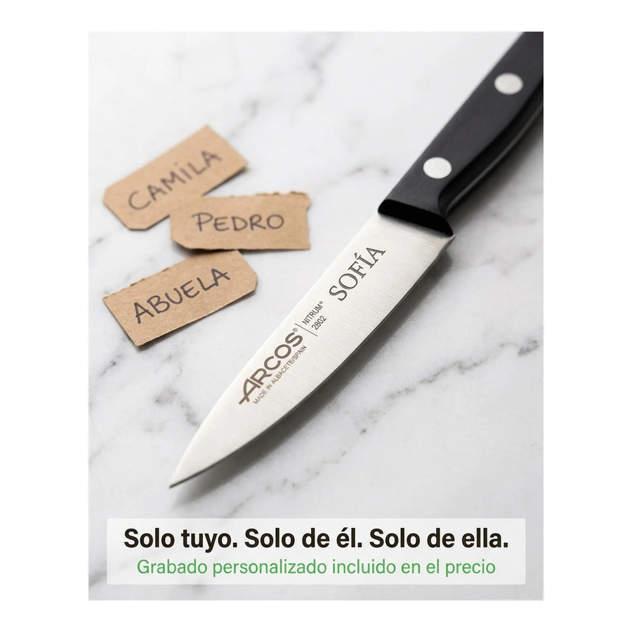 Cuchillo Cocinero Arcos 10cm Profesional Premium Chef Cocina + Grabado Personalizado