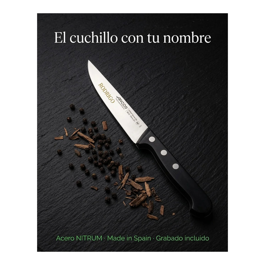 Cuchillo Cocinero Arcos 12,5cm Universal Chef Cocina Asado + Grabado Personalizado