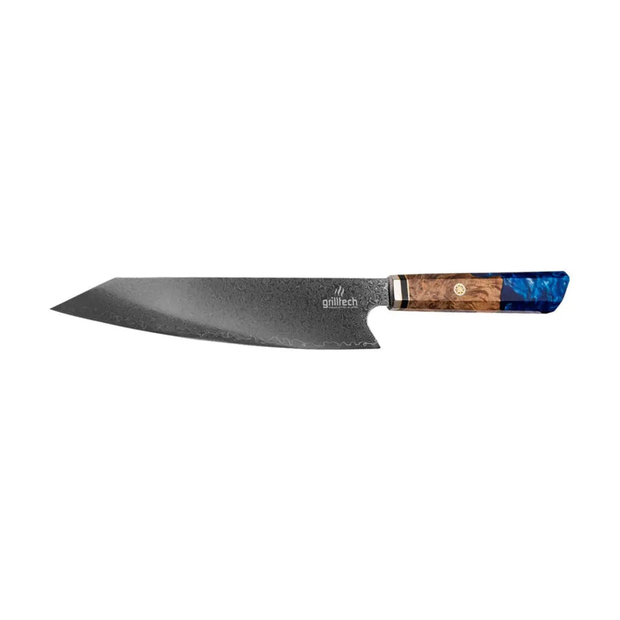Cuchillo Acero Damasco Grilltech + Grabado Laser Gratis Chile