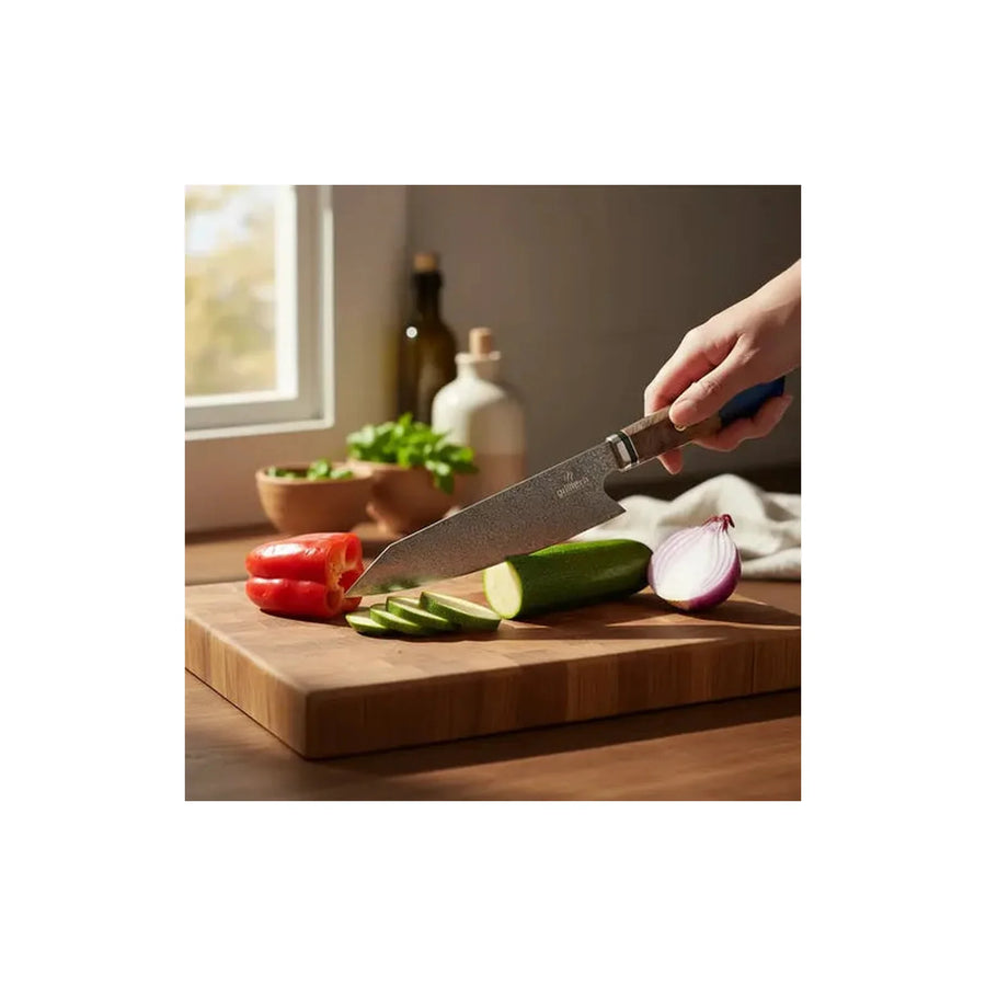 Cuchillo Acero Damasco Grilltech Chile + Grabado Personalizado