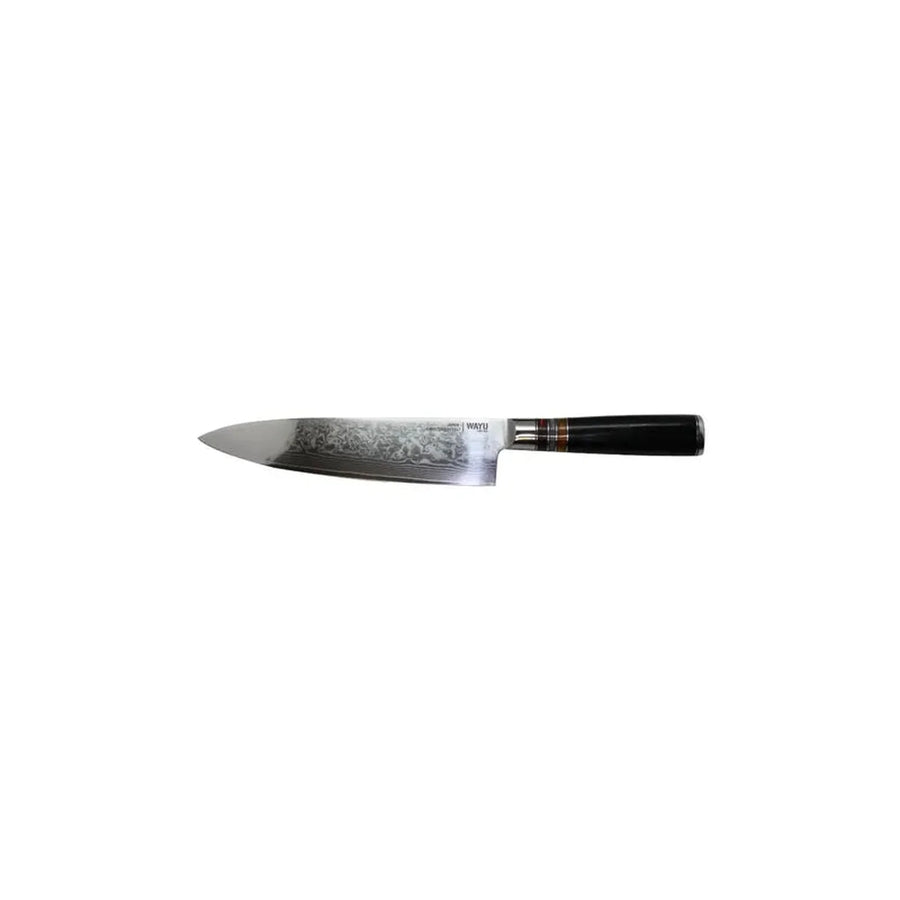 Cuchillo Acero Damasco Black Wayu + Grabado Personalizado