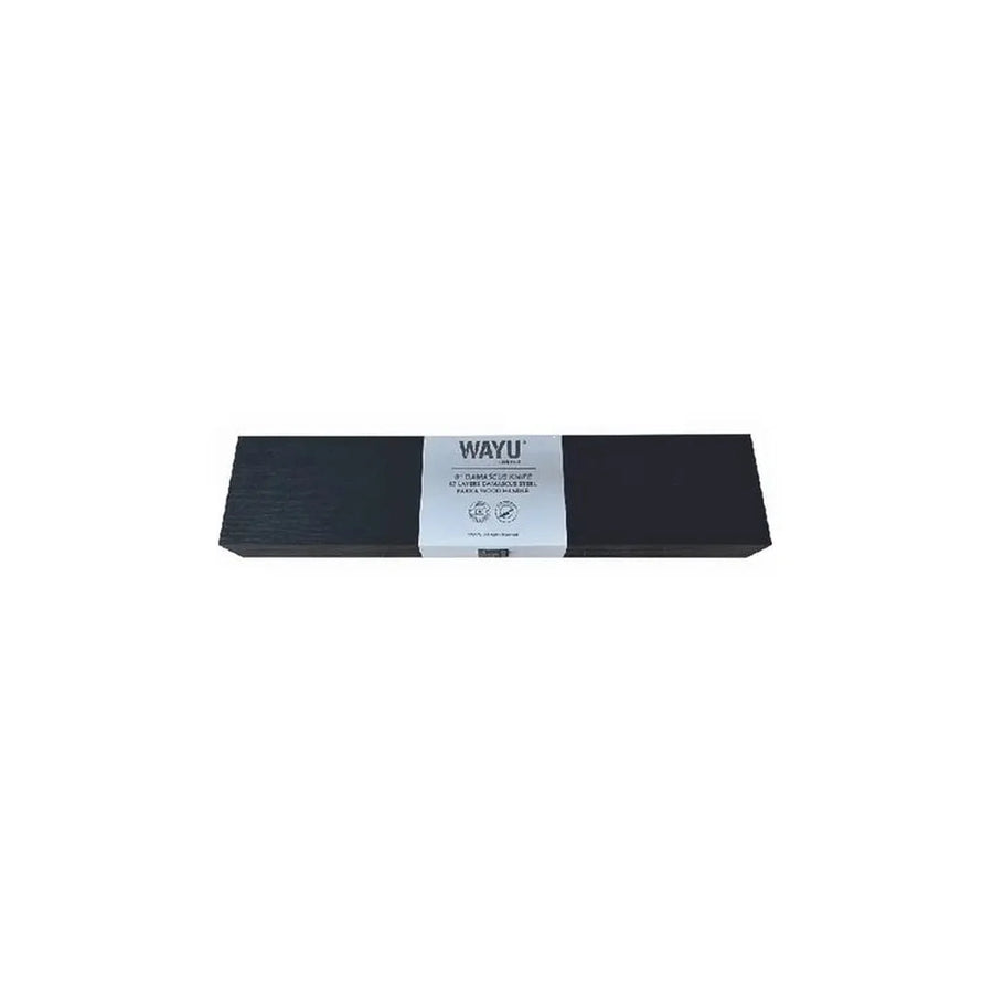 Cuchillo Acero Damasco Black Wayu + Grabado Personalizado
