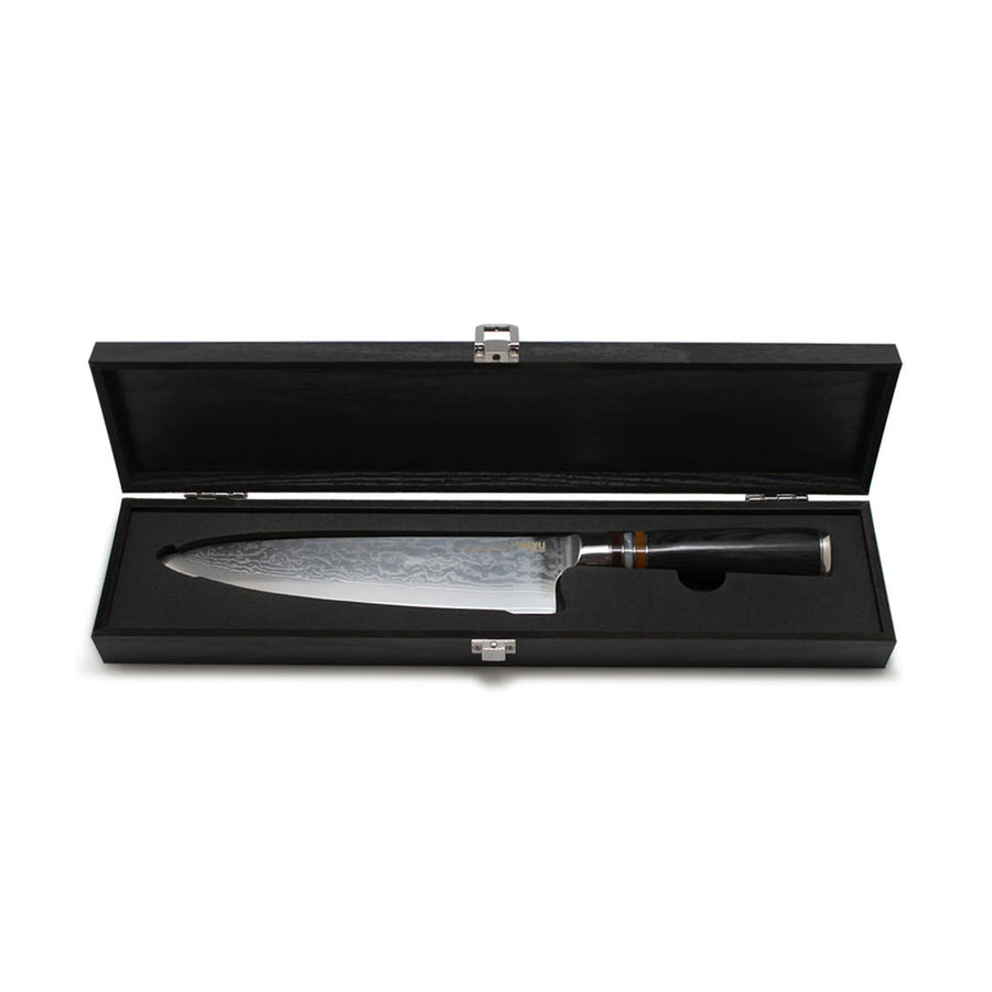 Cuchillo Acero Damasco Black Wayu + Grabado Personalizado