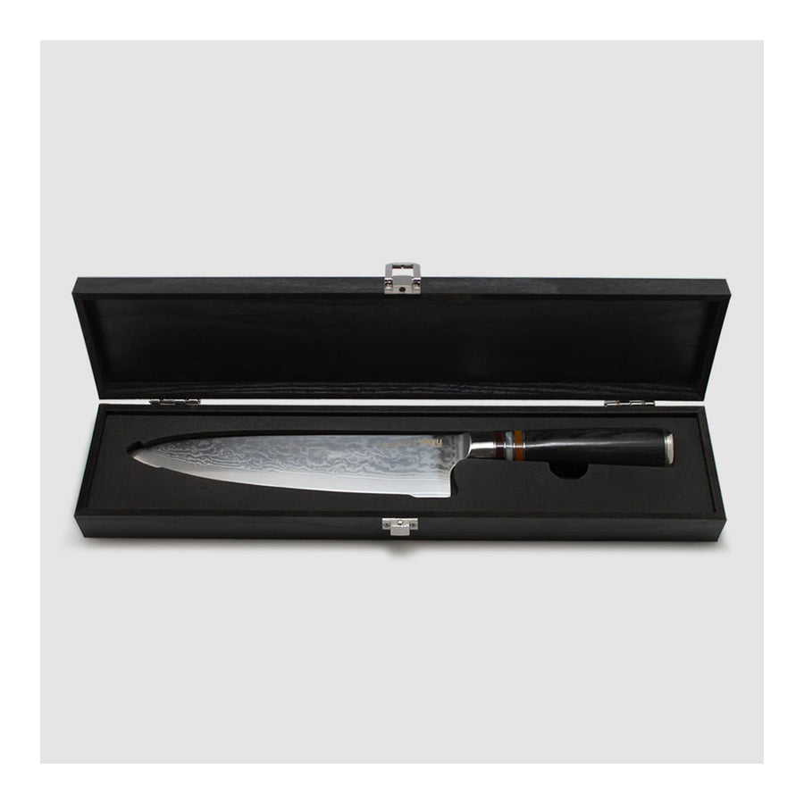 Cuchillo Acero Damasco Black Wayu + Grabado Personalizado