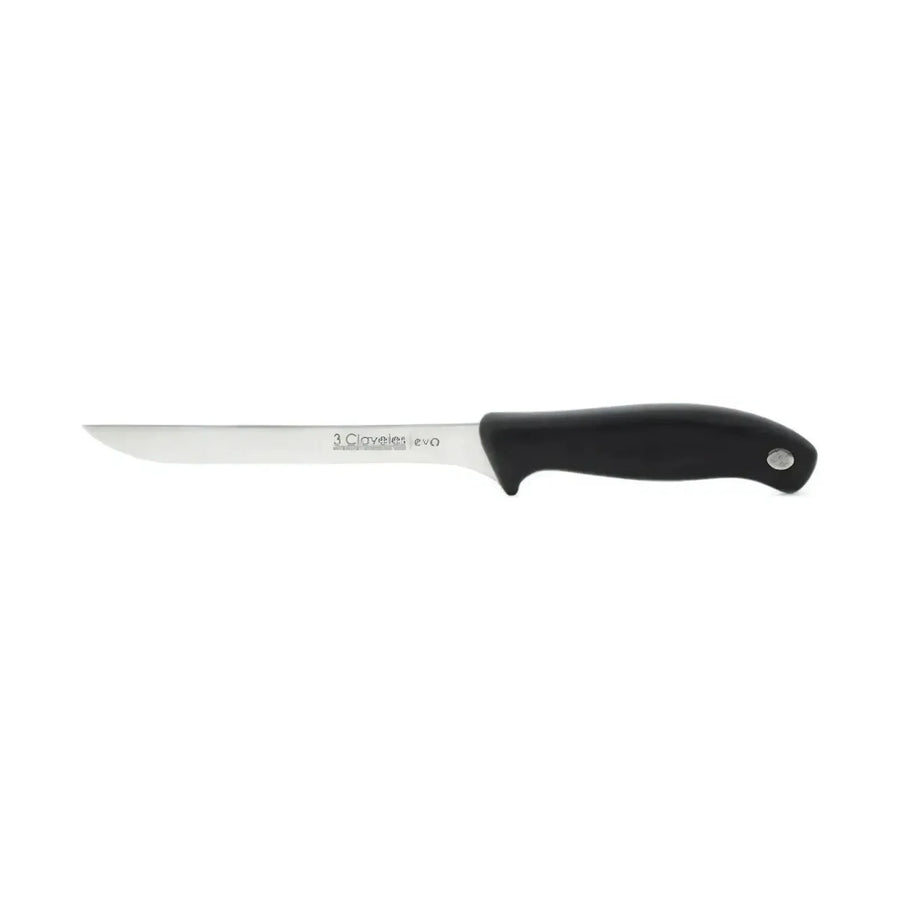 Cuchillo De Cocina 15cm Deshuesar 3 Claveles Evo Acero Color Gris