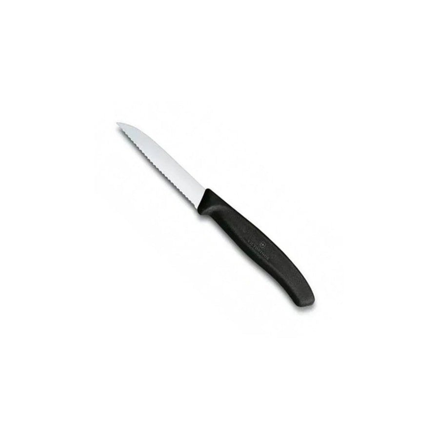 Cuchillo Dentado Victorinox Negro Hoja 8.5 Cm 6.7433hoja