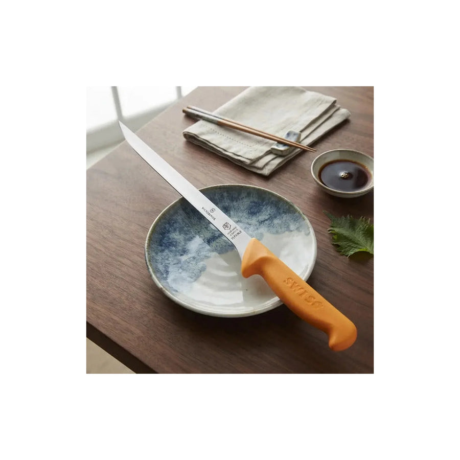 Cuchillo Fileteador Pescado Swibo Victorinox 5.8450.20 + Grabado Personalizado