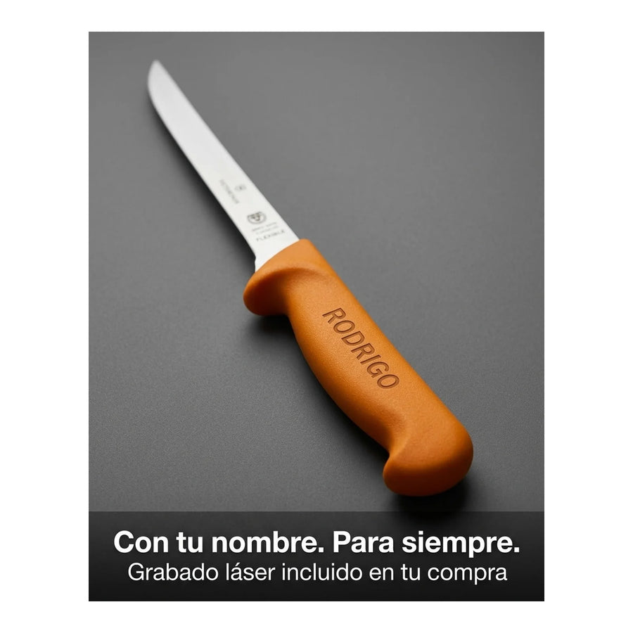 Cuchillo Fileteador Pescado Swibo Victorinox 5.8450.20 + Grabado Personalizado