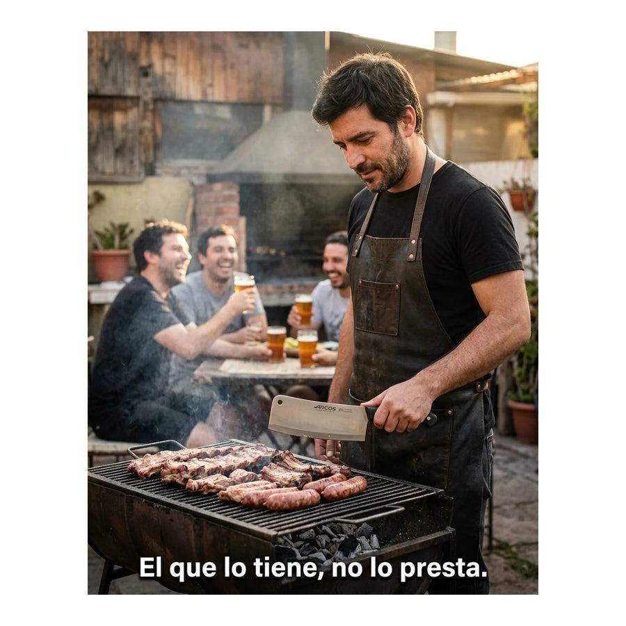 Cuchillo Hacha Arcos 2824 Profesional Cocina Asado Bbq + Grabado Personalizado