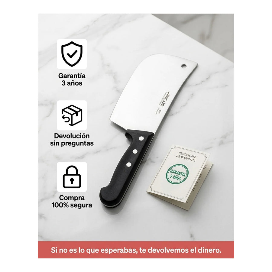 Cuchillo Hacha Arcos 2824 Profesional Cocina Asado Bbq + Grabado Personalizado