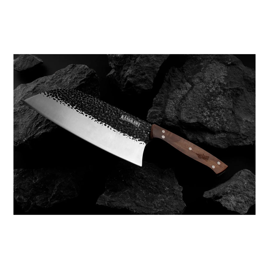 Machete parrillero Panguipulli Kangkawe sobre carbón de parrilla