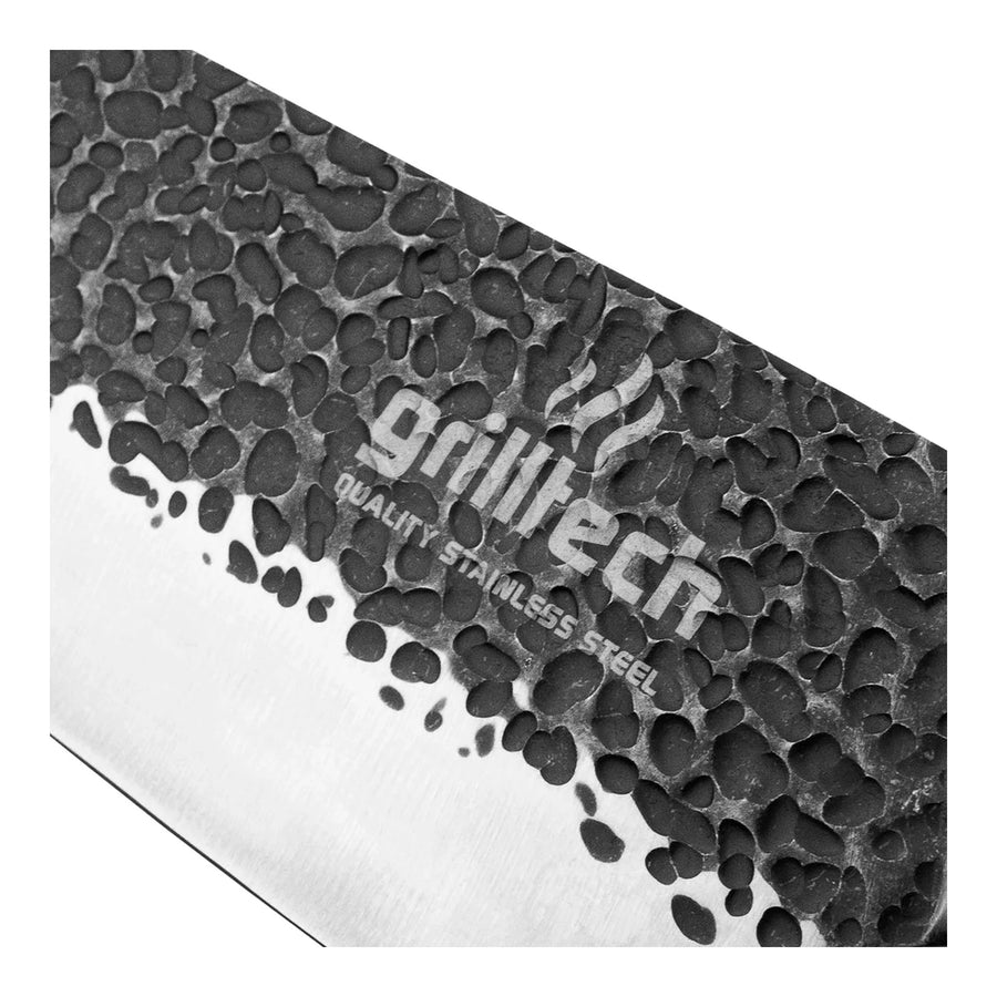 Cuchillo Martillado Chef 8 Premium Grilltech + Grabado Personalizado