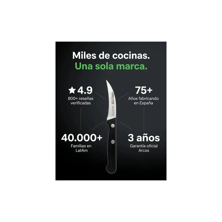 Cuchillo Mondador Arcos 6cm Universal Chef Cocina Asado + Grabado Personalizado