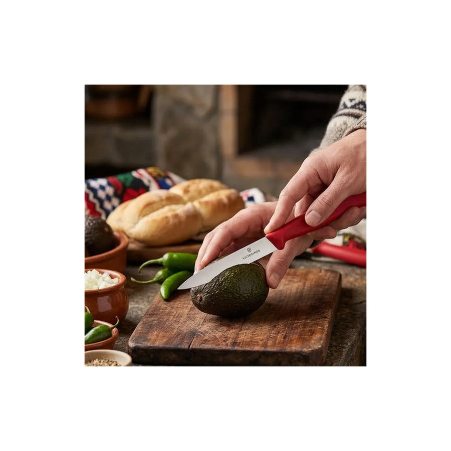 Cuchillo Mondador Victorinox Rojo 6.7701 Hoja 10cm + Grabado Personalizado