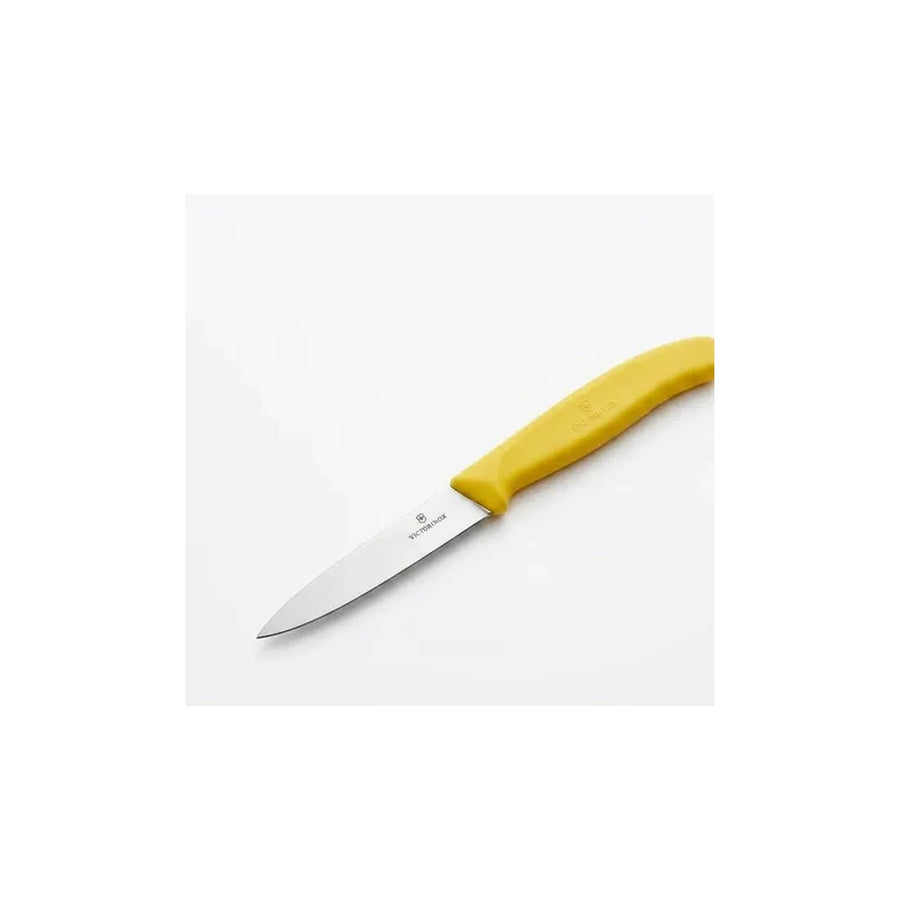 Cuchillo Mondador Victorinox Amarillo Hoja 8cm 6.7606.l118 + Grabado Personalizado