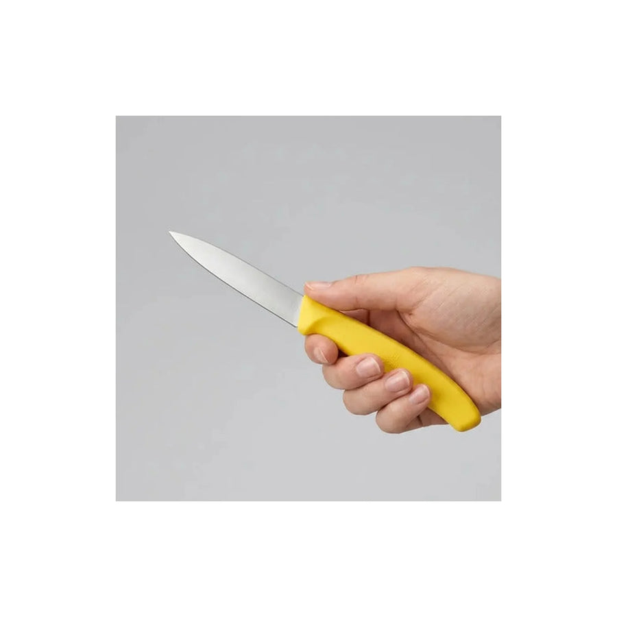 Cuchillo Mondador Victorinox Amarillo Hoja 8cm 6.7606.l118 + Grabado Personalizado