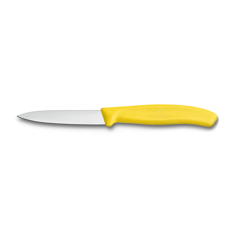 Cuchillo Mondador Victorinox Amarillo Hoja 8cm 6.7606.l118 + Grabado Personalizado