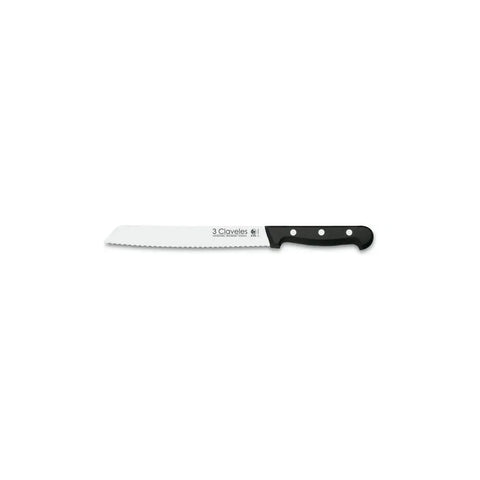 Cuchillo Panero 20cm 3 Claveles Sierra Reposteria + Grabado Personalizado