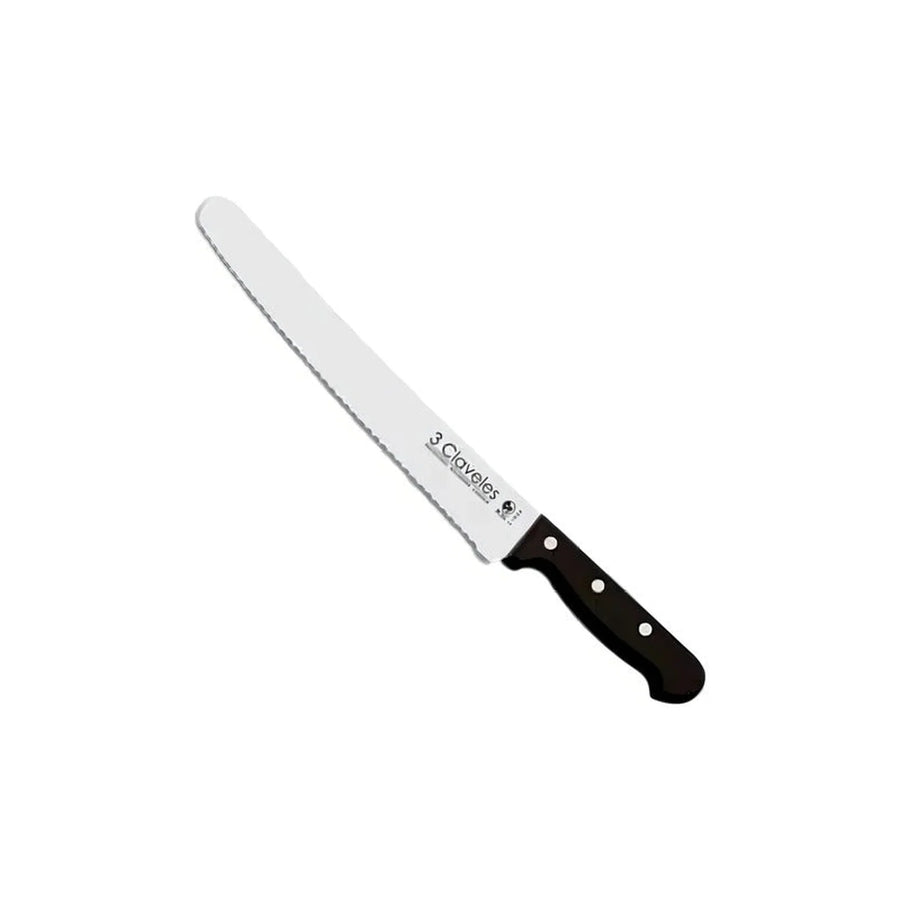 Cuchillo Panero 25cm 3 Claveles Acero Inoxidable + Grabado Personalizado
