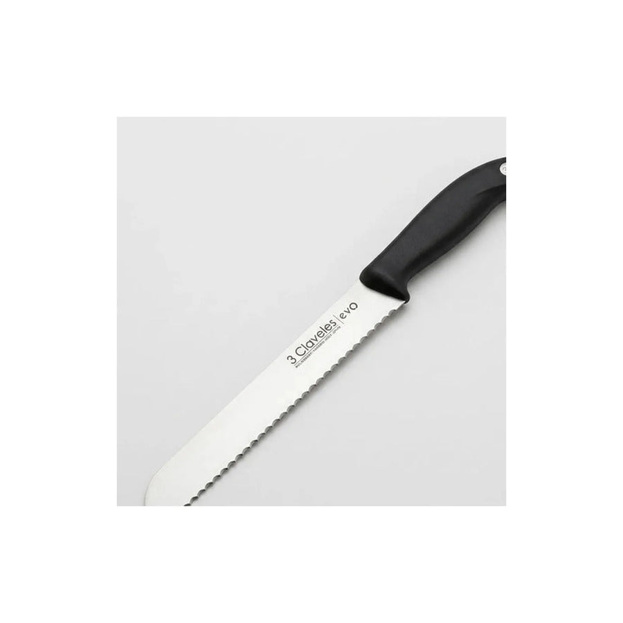 Cuchillo Panero Evo 20cm 3 Claveles 1358 Negro + Grabado Personalizado