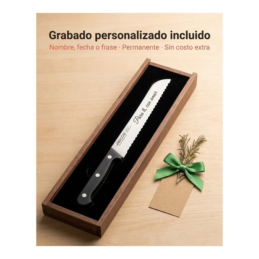 Cuchillo Panero Repostería Arcos 20cm Profesional Chef + Grabado Personalizado