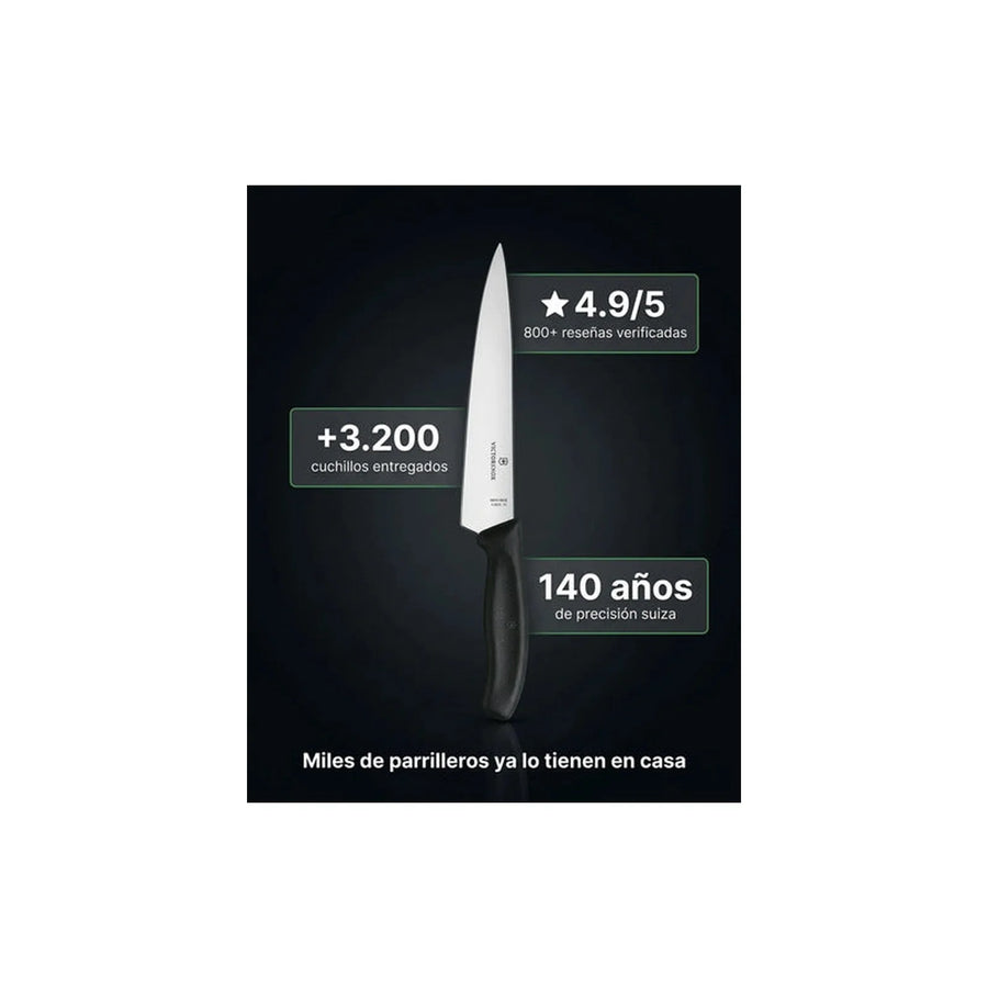 Cuchillo Para Trinchar Swiss Classic Victorinox 6.8003.19B + Grabado Personalizado