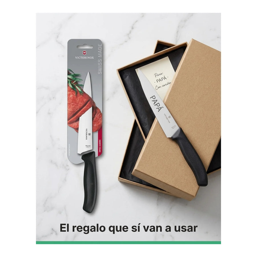 Cuchillo Para Trinchar Swiss Classic Victorinox 6.8003.19B + Grabado Personalizado