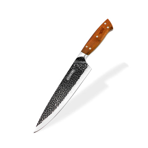 Cuchillo parrillero Curacaví martillado Kangkawe, vista principal