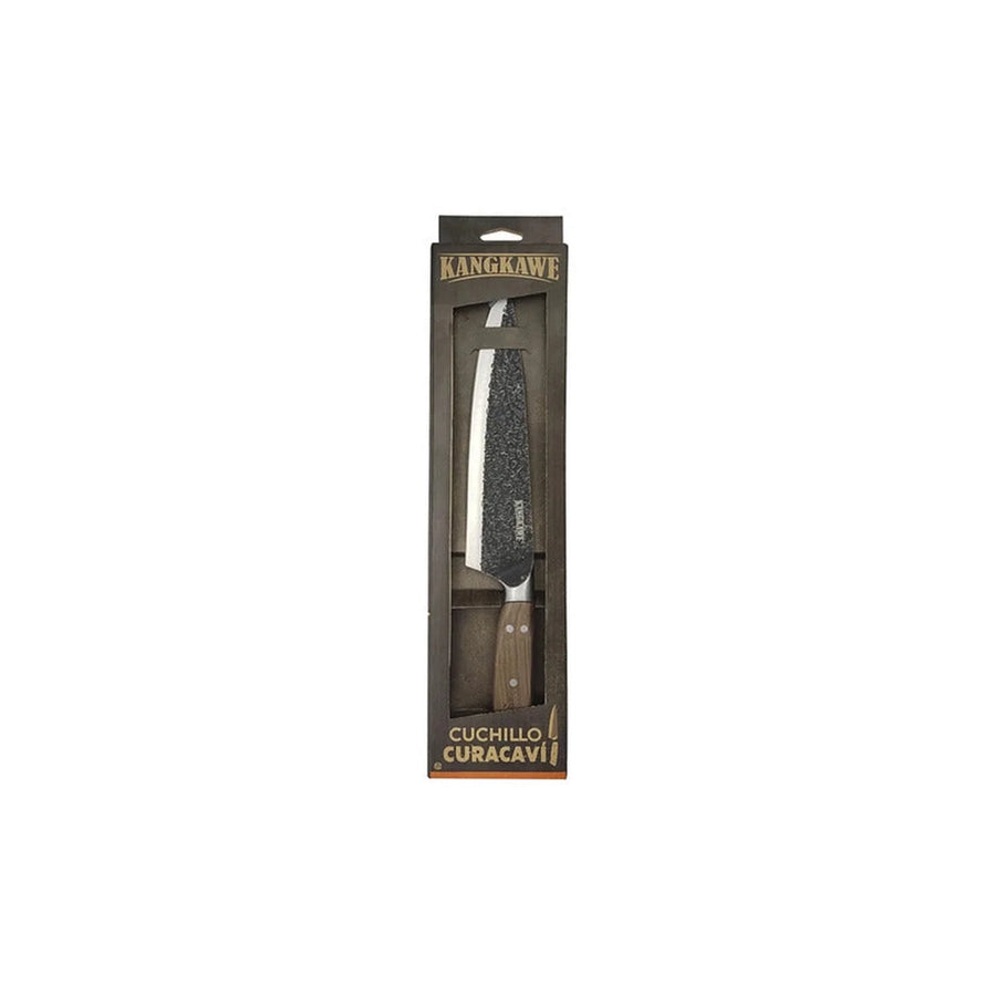 Cuchillo parrillero Curacaví martillado Kangkawe en su caja original