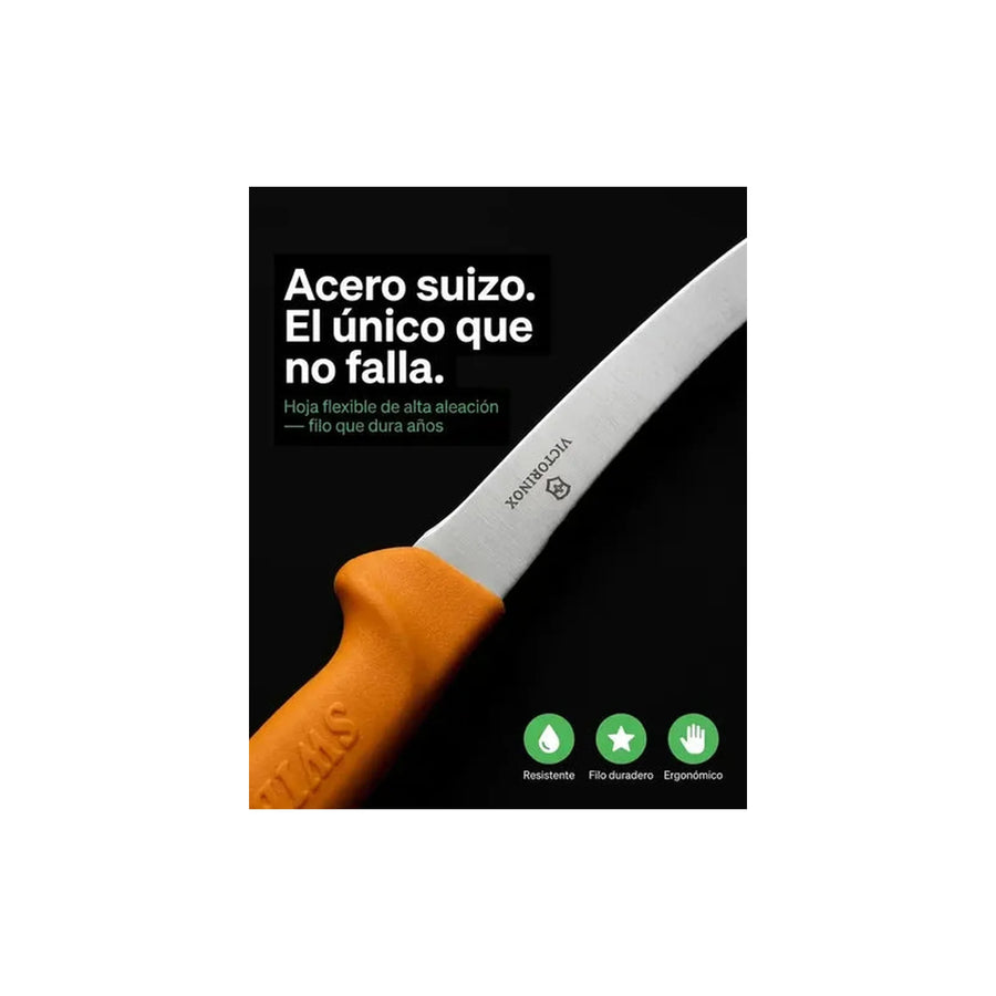 Cuchillo Pescado Victorinox Hoja Flexible Swibo 5.8448.16 + Grabado Personalizado