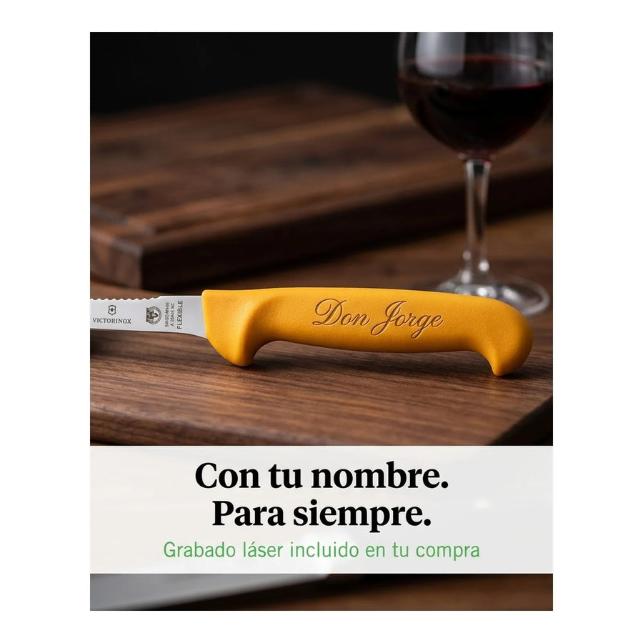 Cuchillo Pescado Victorinox Hoja Flexible Swibo 5.8448.16 + Grabado Personalizado