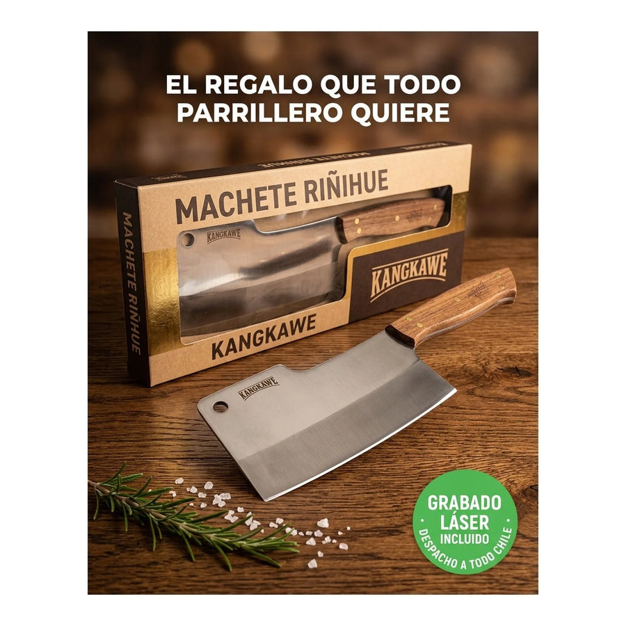 Cuchillo Riñihue Kangkawe 7  Machete + Grabado Personalizado