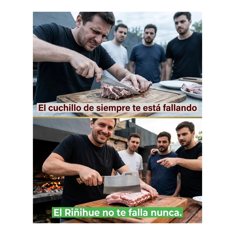 Cuchillo Riñihue Kangkawe 7  Machete + Grabado Personalizado