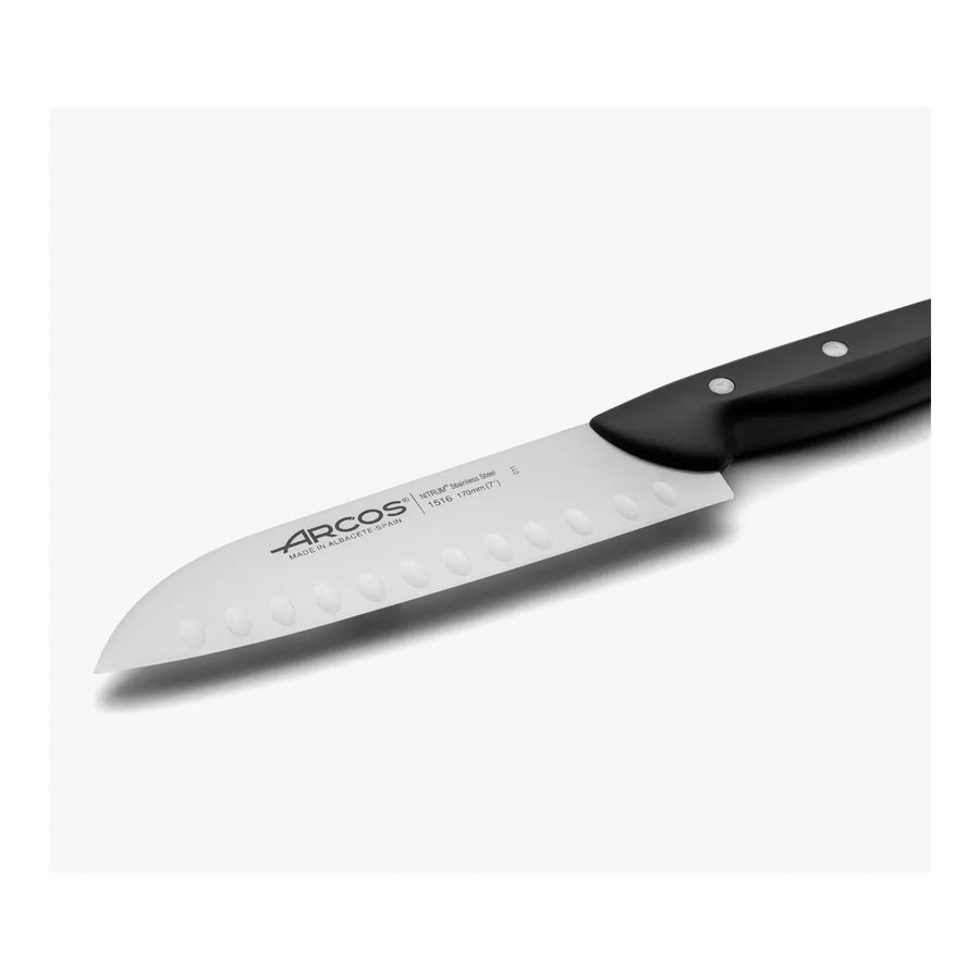 Cuchillo Santoku Arcos 17cm Nitrum + Grabado Personalizado