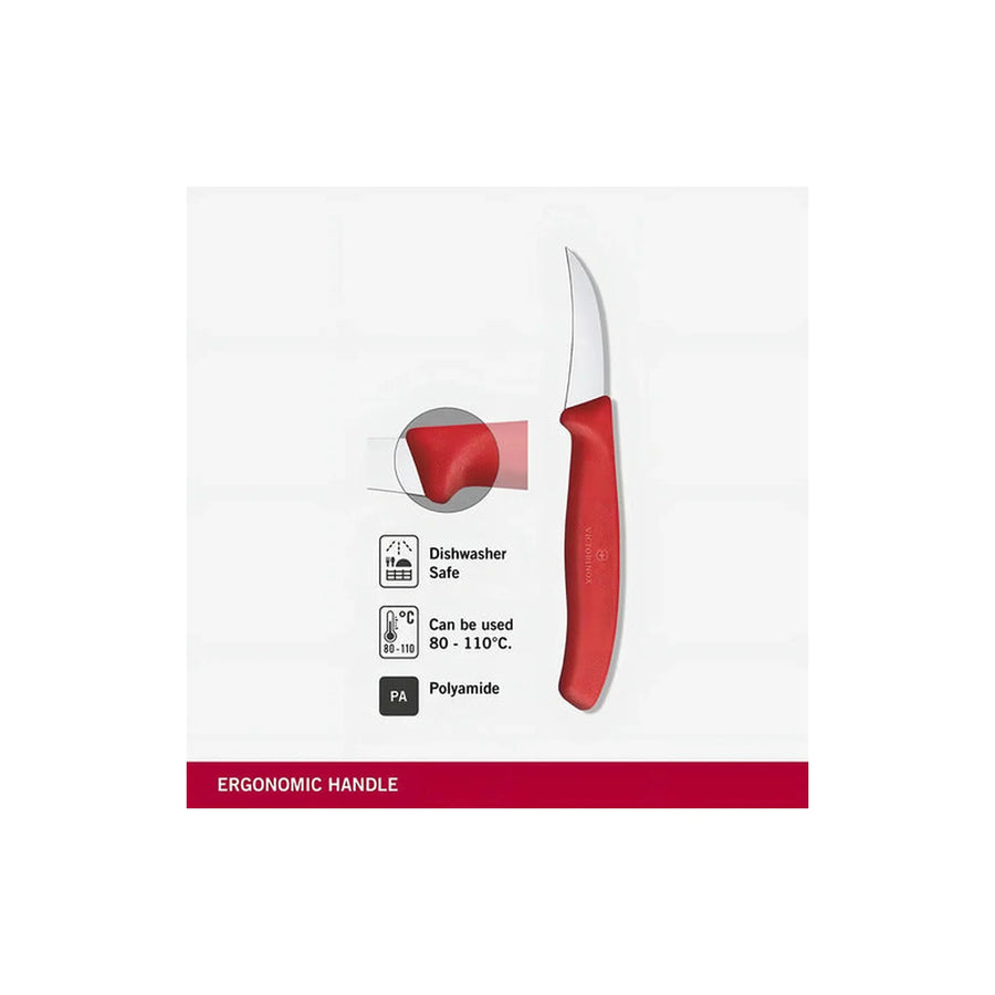 Cuchillo Torneador Victorinox Rojo 6.7501 Hoja 6cm Premium + Grabado Personalizado