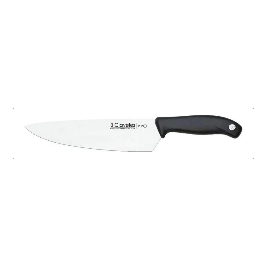 Cuchillo Tres Claveles Cocinero Evo 20 Cms 1357 Color Negro