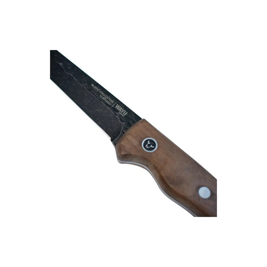 Cuchillo Utility Wayu con Funda Rustic Collection + Grabado