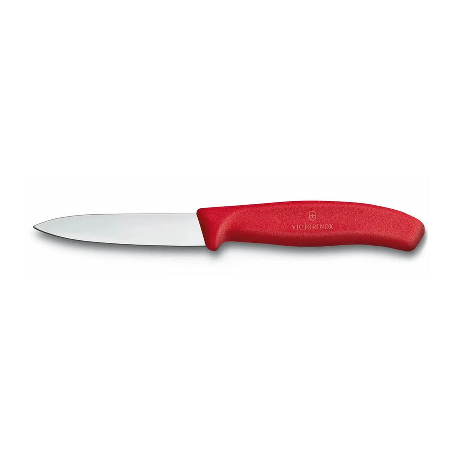 Cuchillo Verdura Puntiagudo Victorinox Rojo 6.7601 Hoja8cm